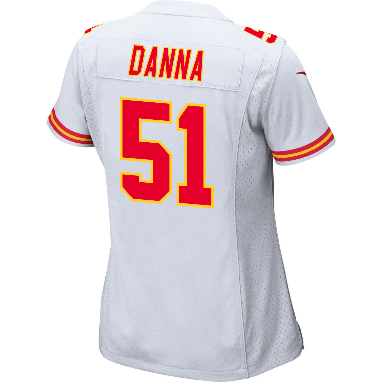 Mike Danna 51 Kansas City Chiefs Super Bowl LVIII Patch Game Women Jersey - White JS8813 Saliibo - Image 3