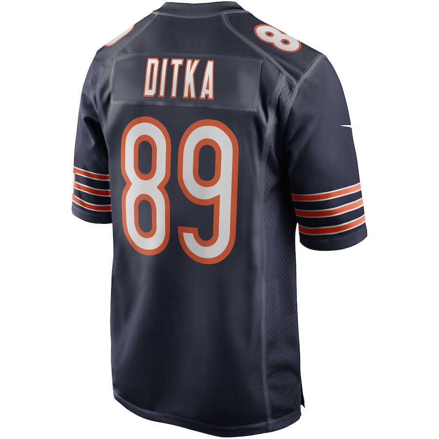 Mike Ditka 89 Chicago Bears Men Game Retired Jersey - Navy JS6240 Saliibo - Image 3