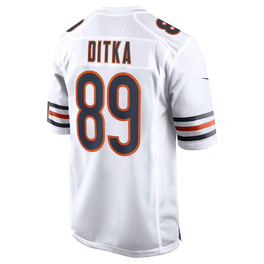 Mike Ditka 89 Chicago Bears Men Retired Game Jersey - White JS2303 Saliibo - Image 3