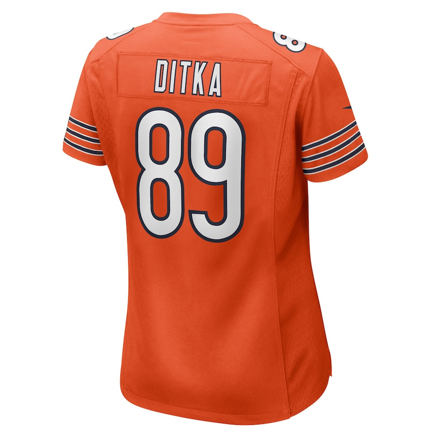 Mike Ditka 89 Chicago Bears Women Retired Jersey - Orange JS5338 Saliibo - Image 3