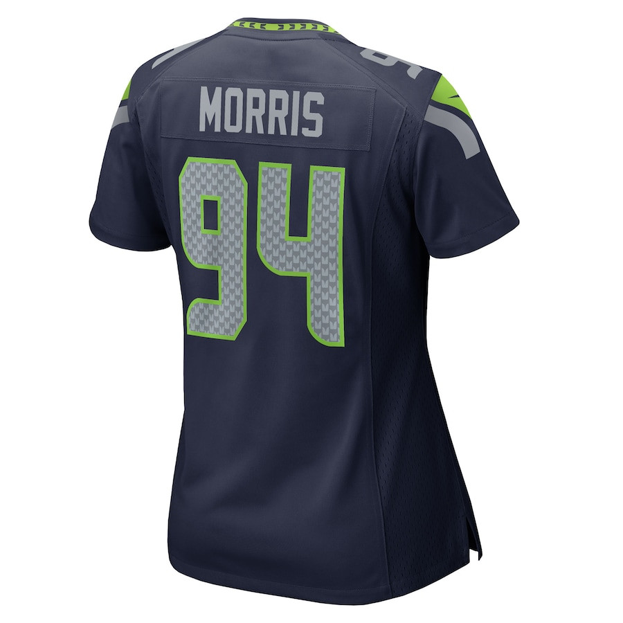 Mike Morris 94 Seattle Seahawks Women's Team Game Jersey - College Navy JS3520 Saliibo - Image 3
