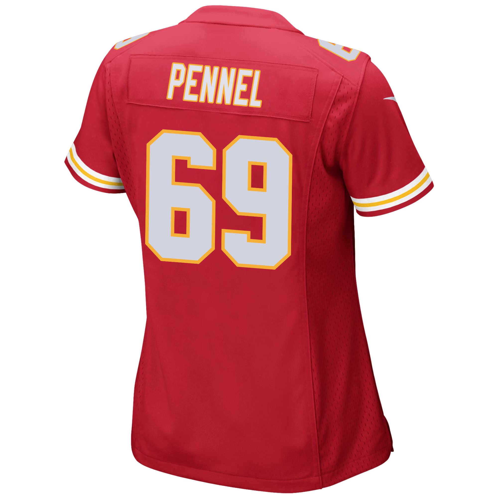 Mike Pennel 69 Kansas City Chiefs Super Bowl LVIII Patch Game Women Jersey - Red JS2892 Saliibo - Image 3