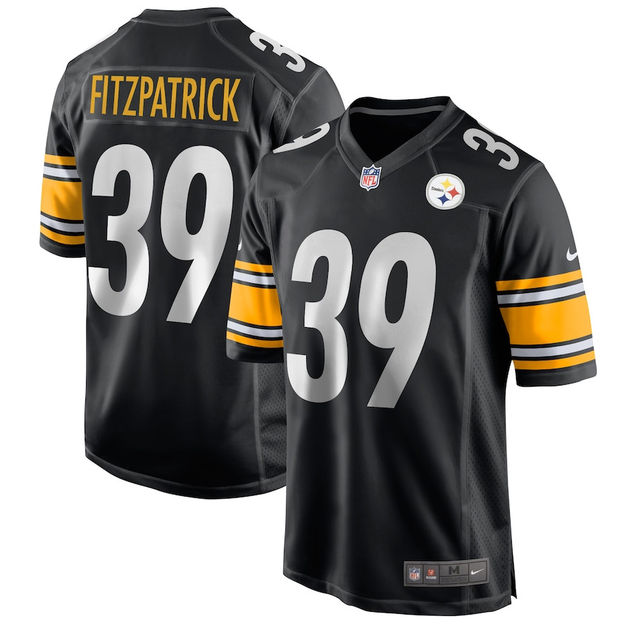 Minkah Fitzpatrick 39 Pittsburgh Steelers Game Men Jersey - Black JS2142 Saliibo