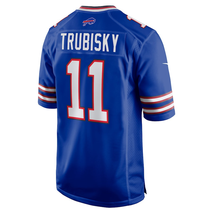 Mitchell Trubisky 11 Buffalo Bills Game Men Jersey - Royal JS7182 Saliibo - Image 3