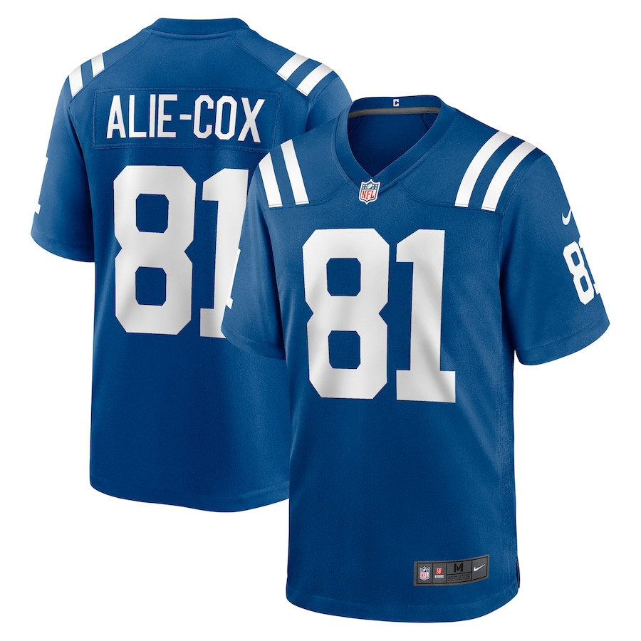 Mo Alie-Cox 81 Indianapolis Colts Game Men Jersey - Royal JS9930 Saliibo