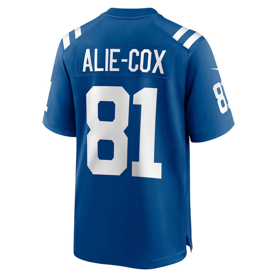 Mo Alie-Cox 81 Indianapolis Colts Game Men Jersey - Royal JS9930 Saliibo - Image 3