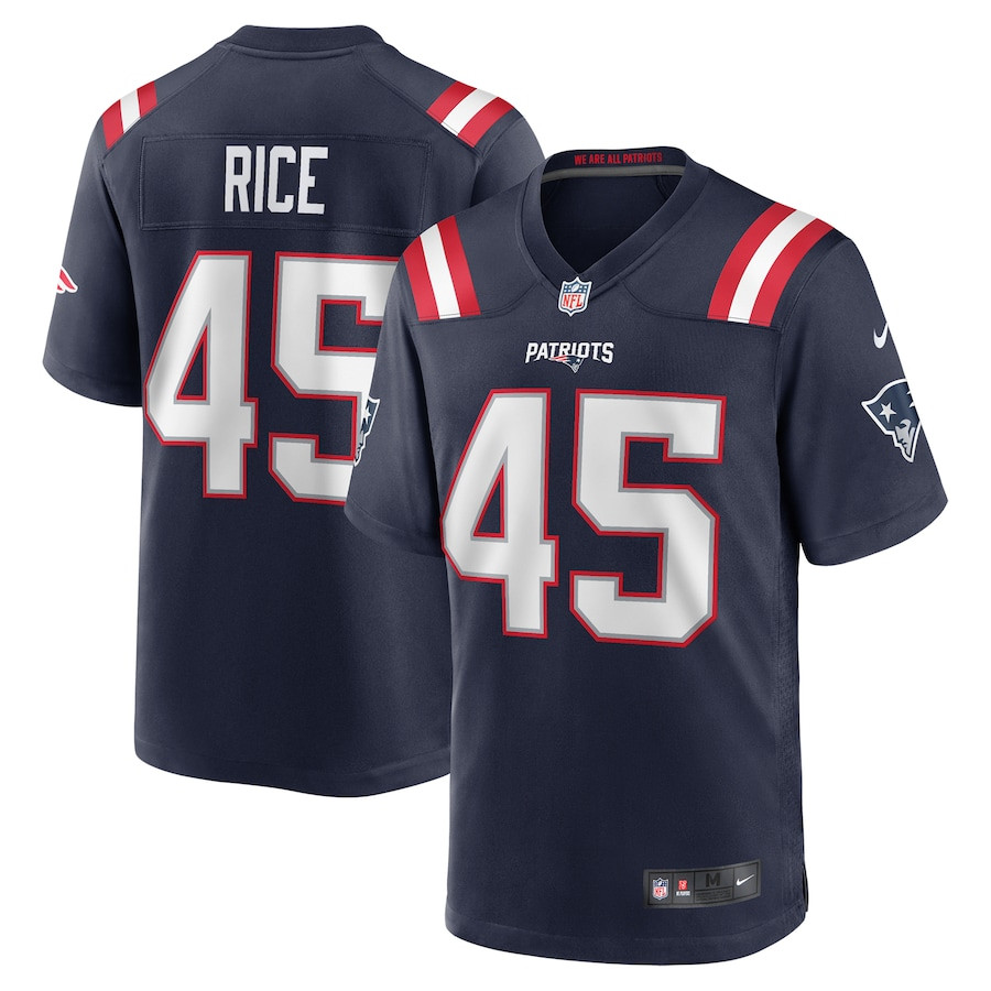 Monty Rice 45 New England Patriots Game Men Jersey - Navy JS7889 Saliibo