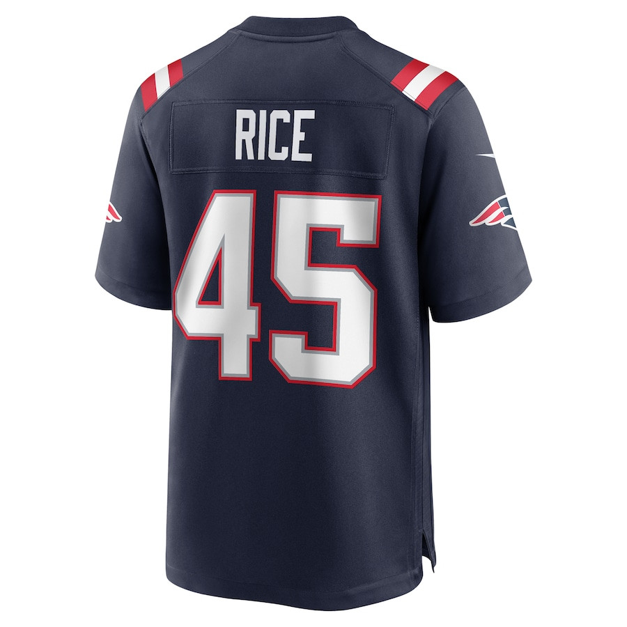 Monty Rice 45 New England Patriots Game Men Jersey - Navy JS7889 Saliibo - Image 3