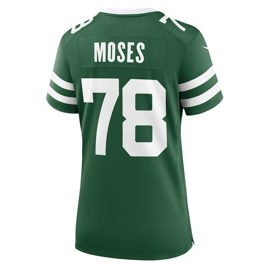 Morgan Moses 78 New York Jets Women's Team Game Jersey - Legacy Green JS8950 Saliibo - Image 3