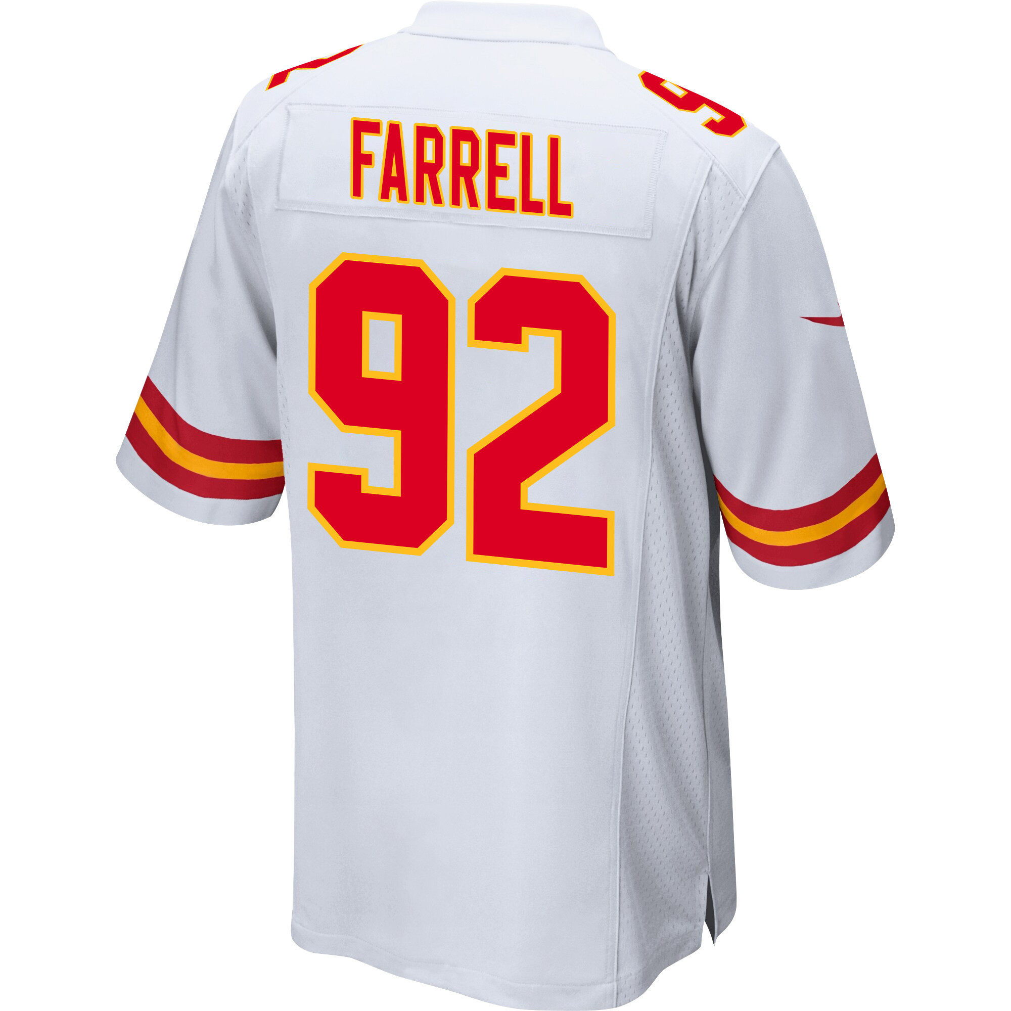Neil Farrell 92 Kansas City Chiefs Super Bowl LVIII Champions 4 Stars Patch Game Men Jersey - White JS2775 Saliibo - Image 3