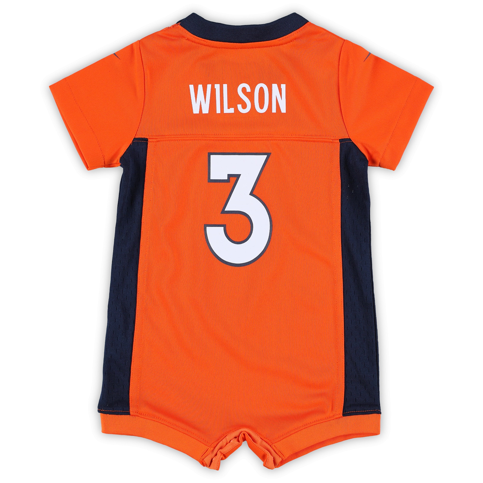 Newborn & Infant Denver Broncos Russell Wilson Orange Game Romper Jersey JS5338 Saliibo - Image 3