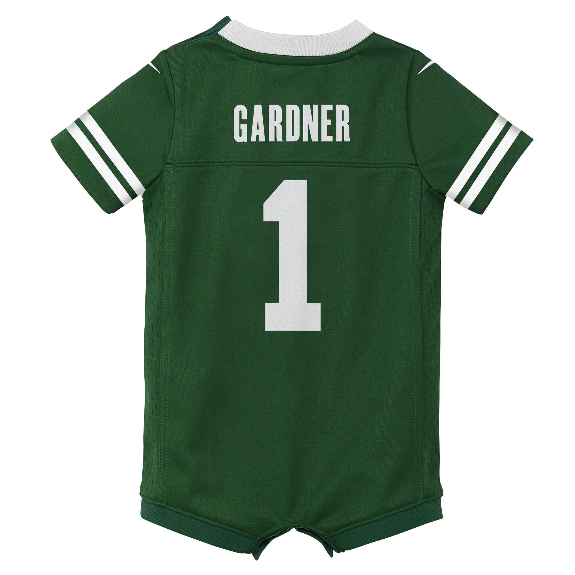 Newborn & Infant New York Jets Ahmad Sauce Gardner Legacy Green Game Romper Jersey JS7214 Saliibo - Image 3