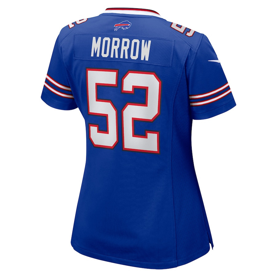 Nicholas Morrow 52 Buffalo Bills Women's Game Jersey - Royal JS5589 Saliibo - Image 3