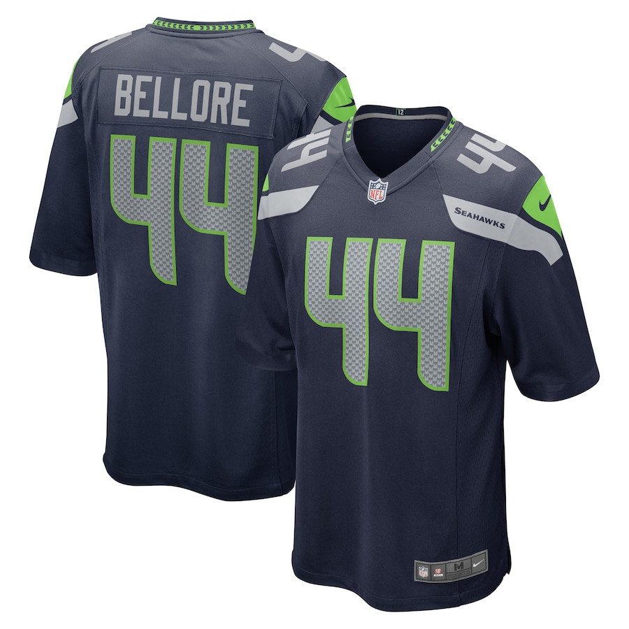 Nick Bellore 44 Seattle Seahawks Men Game Jersey - College Navy JS8446 Saliibo