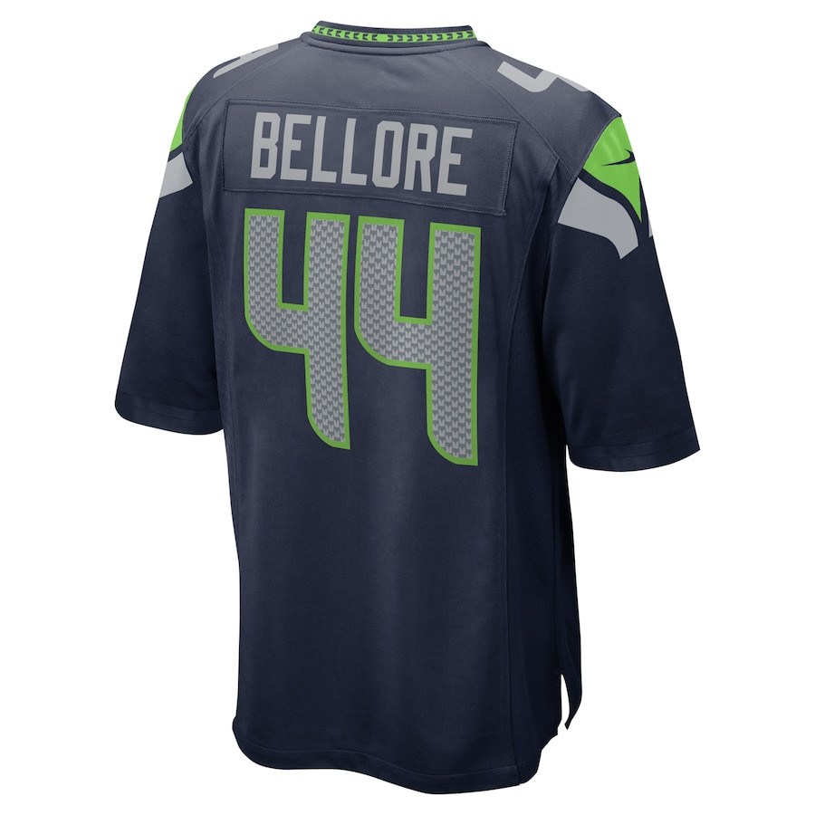 Nick Bellore 44 Seattle Seahawks Men Game Jersey - College Navy JS8446 Saliibo - Image 3