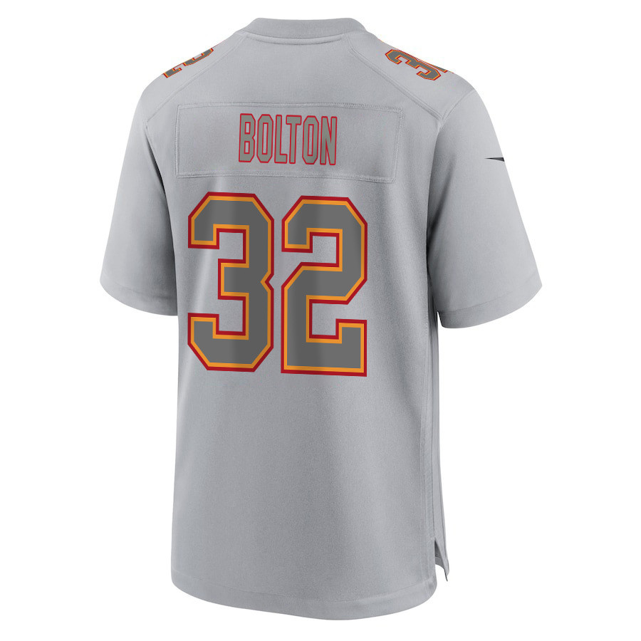 Nick Bolton 32 Kansas City Chiefs Super Bowl LVIII Champions 4X Atmosphere Fashion Game Men Jersey - Gray JS8420 Saliibo - Image 3