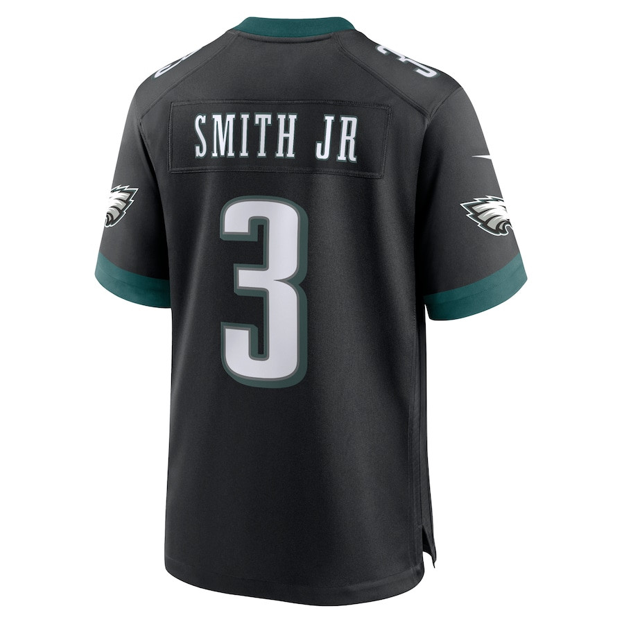 Nolan Smith 3 Philadelphia Eagles Alternate Game Men Jersey - Black JS5822 Saliibo - Image 3