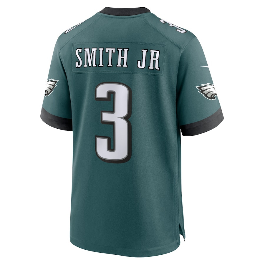 Nolan Smith 3 Philadelphia Eagles Team Game Men Jersey - Midnight Green JS7087 Saliibo - Image 3