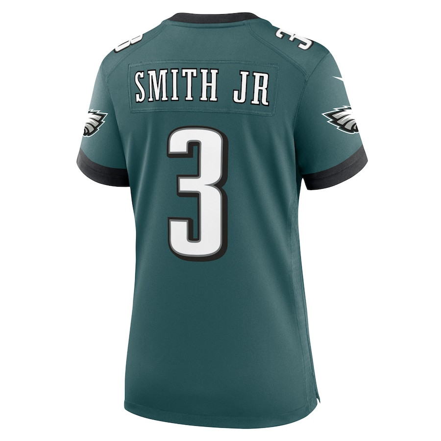 Nolan Smith 3 Philadelphia Eagles Women's Team Game Jersey - Midnight Green JS1135 Saliibo - Image 3