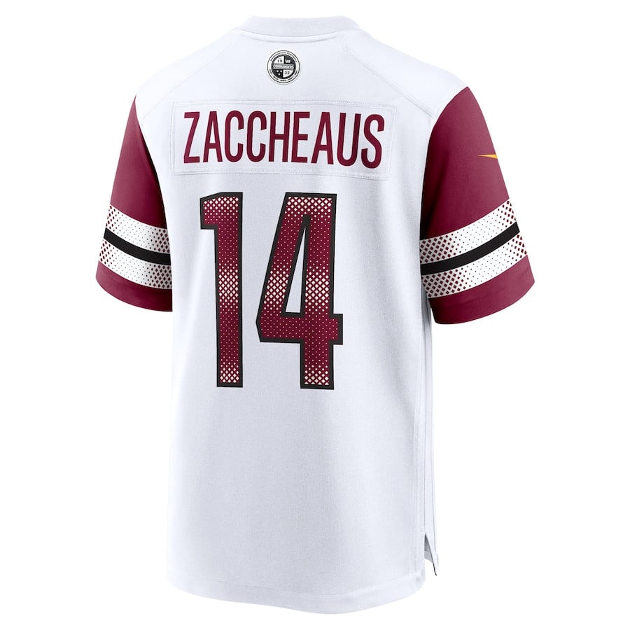 Olamide Zaccheaus 14 Washington Commanders Game Men Jersey - White JS6251 Saliibo - Image 3