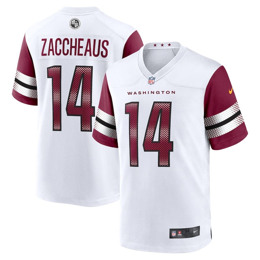 Olamide Zaccheaus 14 Washington Commanders Game Men Jersey - White JS6251 Saliibo