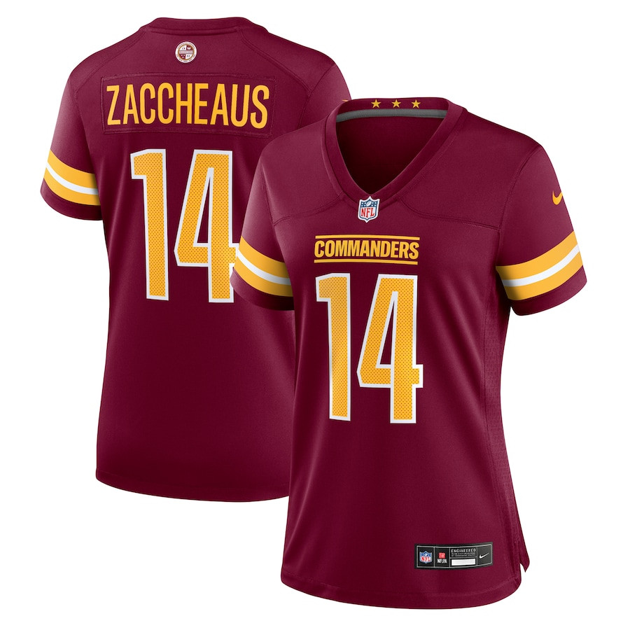 Olamide Zaccheaus 14 Washington Commanders Women's Game Jersey - Burgundy JS8534 Saliibo