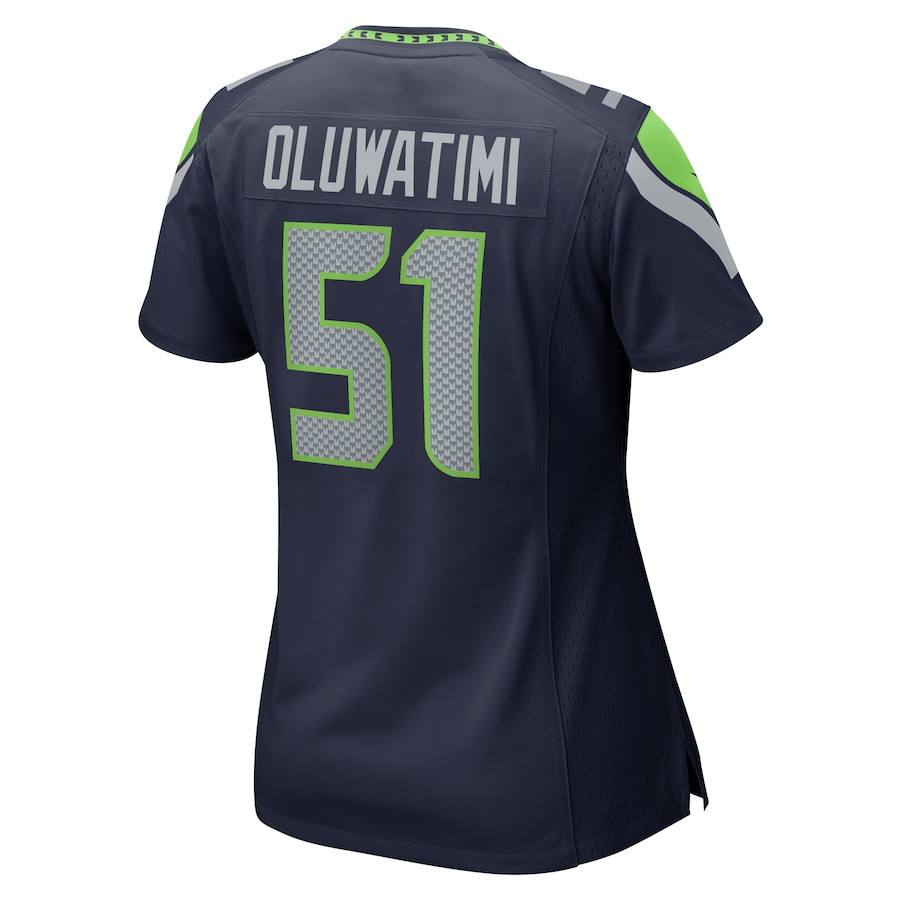 Olu Oluwatimi 51 Seattle Seahawks Women's Game Jersey - College Navy JS2791 Saliibo - Image 3