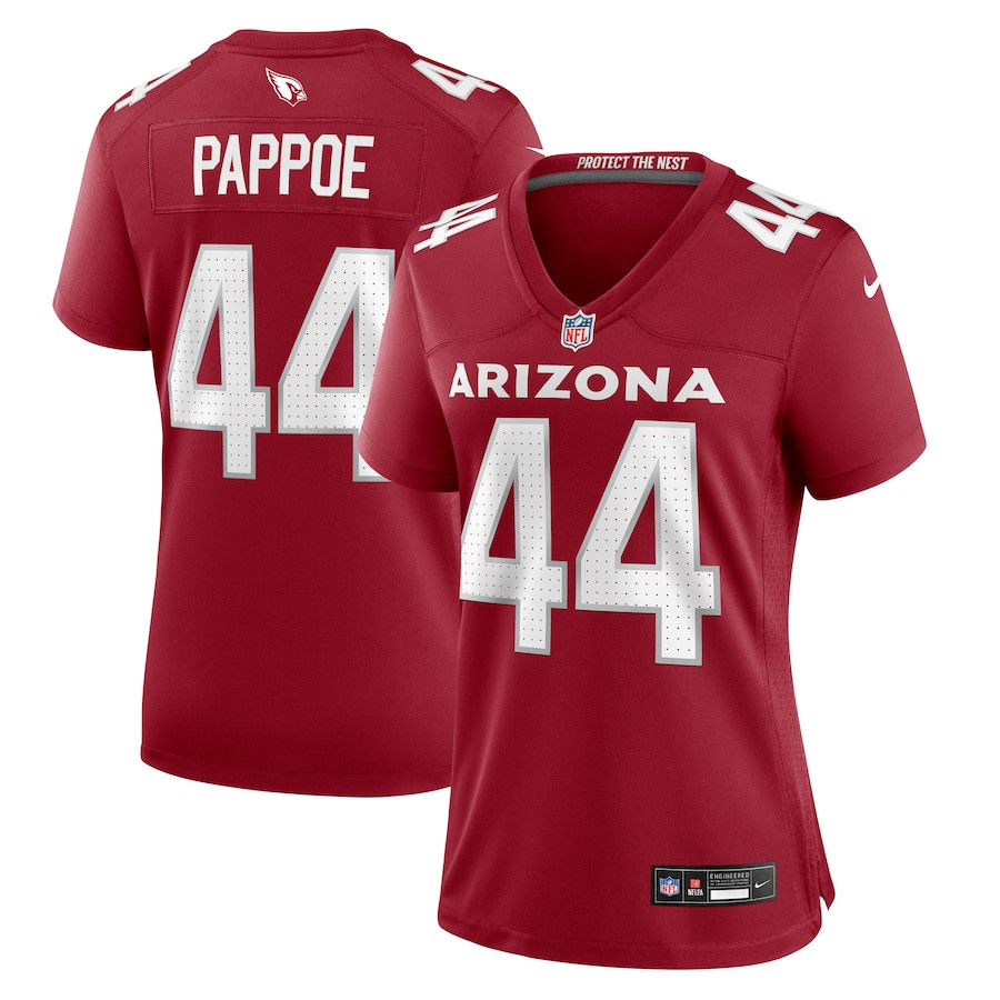 Owen Pappoe 44 Arizona Cardinals Women's Game Jersey - Cardinal JS3196 Saliibo