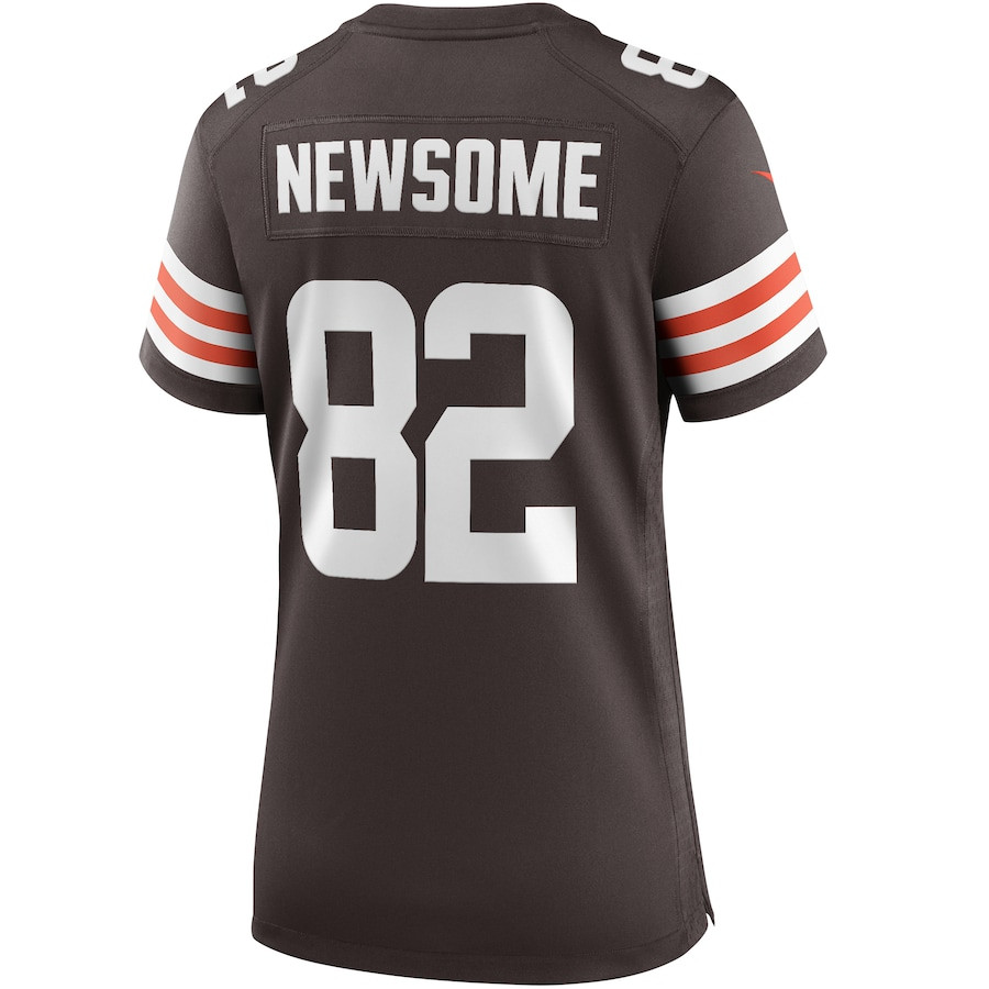 Ozzie Newsome 82 Cleveland Browns Women Game Retired Jersey - Brown JS8515 Saliibo - Image 3