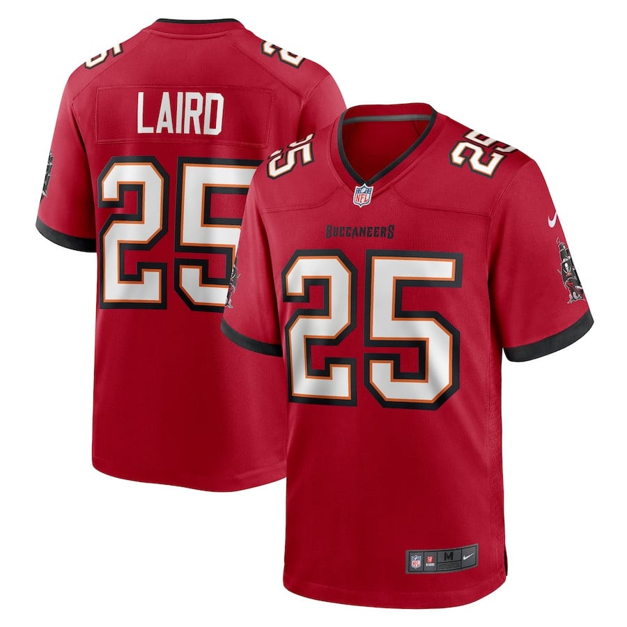 Patrick Laird 25 Tampa Bay Buccaneers Game Men Jersey - Red JS3451 Saliibo