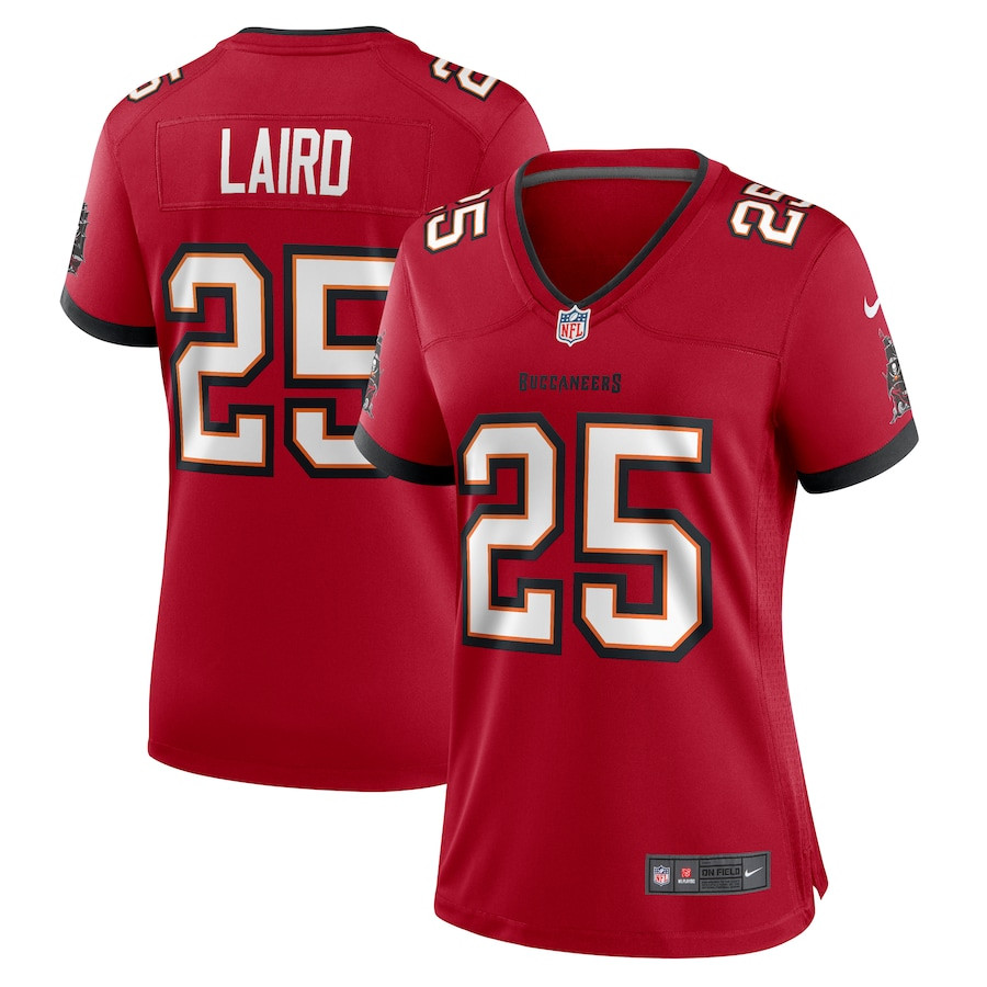 Patrick Laird 25 Tampa Bay Buccaneers Women Game Jersey - Red JS1519 Saliibo