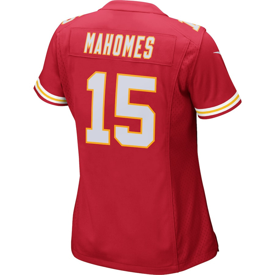 Patrick Mahomes #15 Kansas City Chiefs Super Bowl LIX Women's Jersey - Red JS4670 Saliibo - Image 3