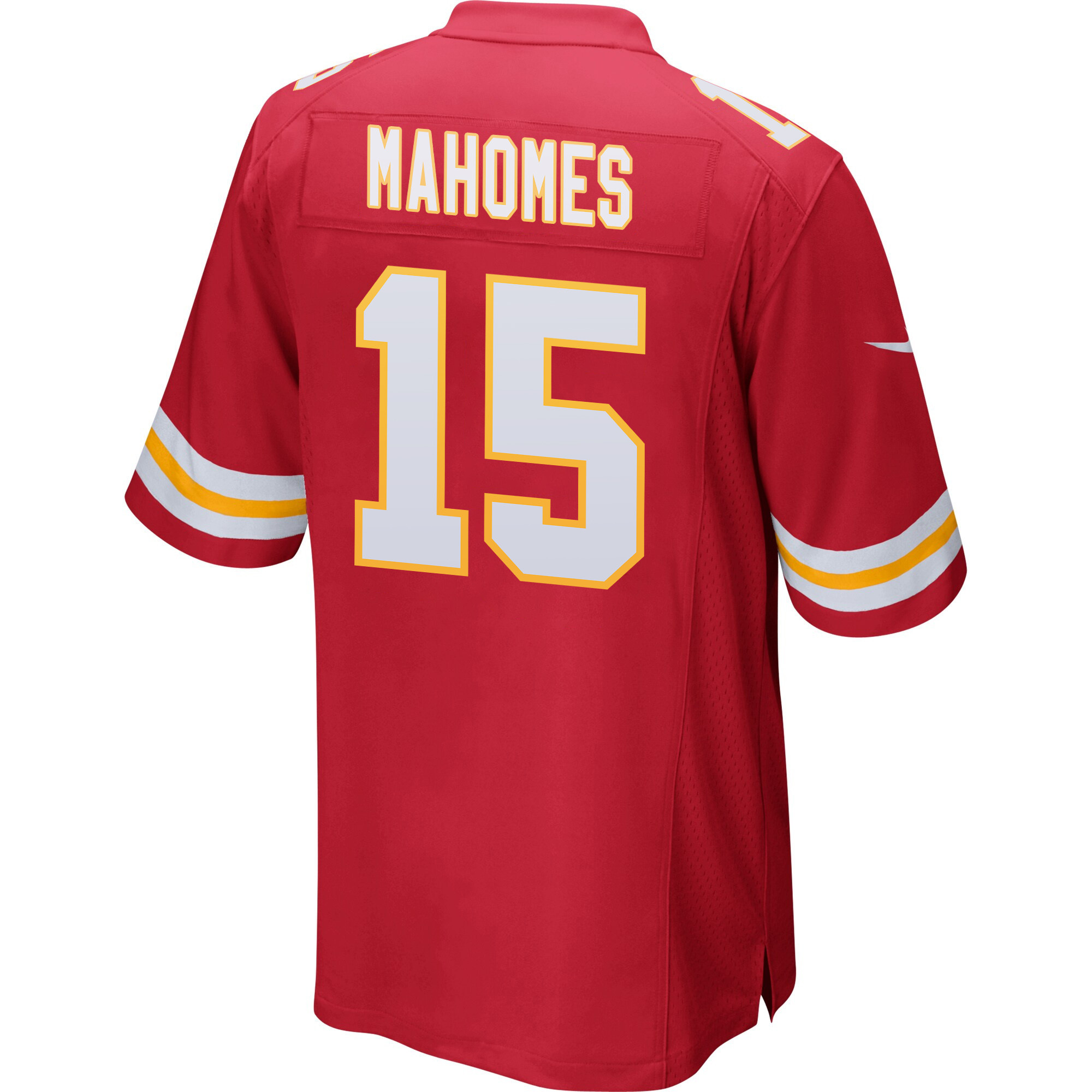 Patrick Mahomes 15 Kansas City Chiefs Super Bowl LVIII Champions 4 Stars Patch Game Men Jersey - Red JS9596 Saliibo - Image 3