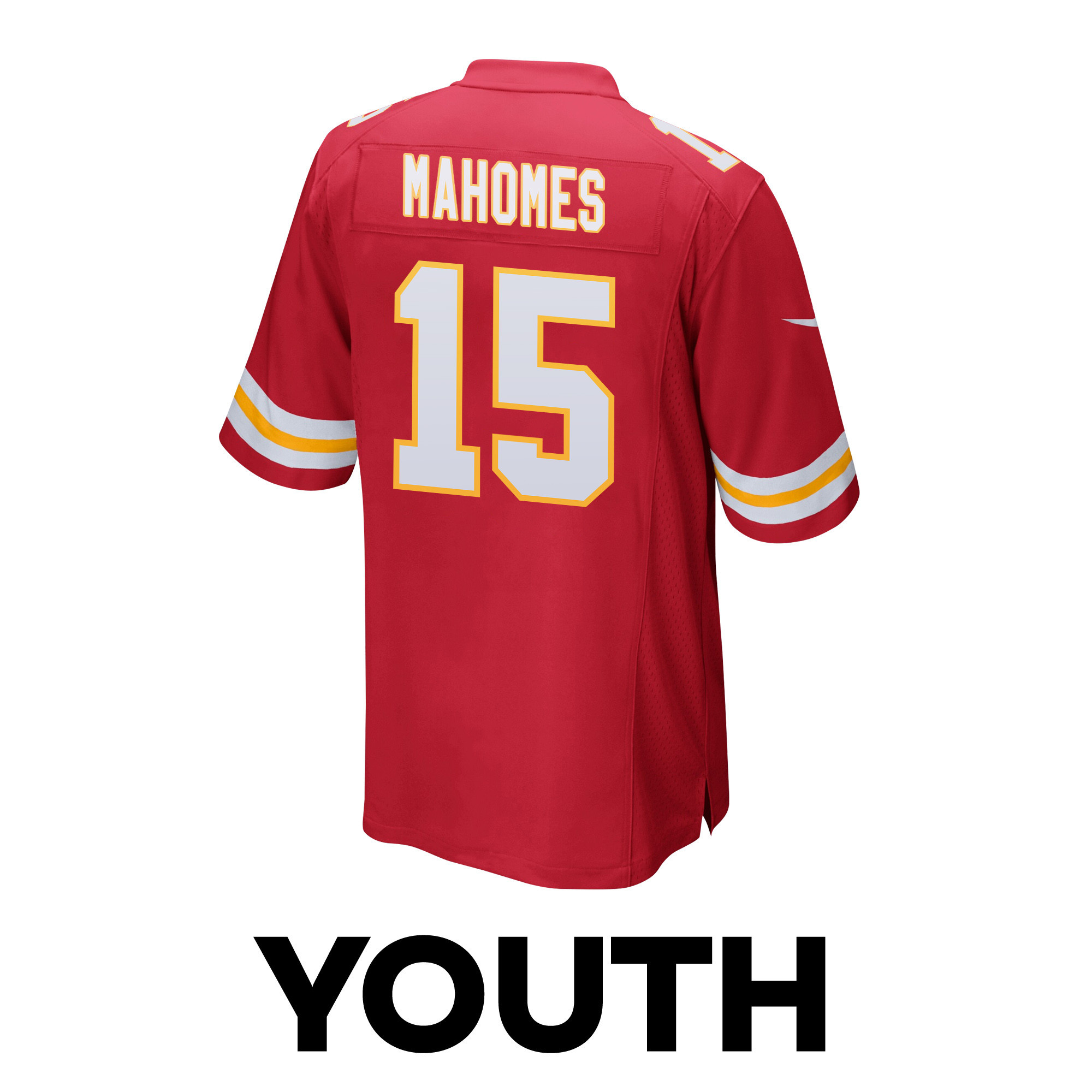 Patrick Mahomes 15 Kansas City Chiefs Super Bowl LVIII Champions 4X Game YOUTH Jersey - Red JS8534 Saliibo - Image 3