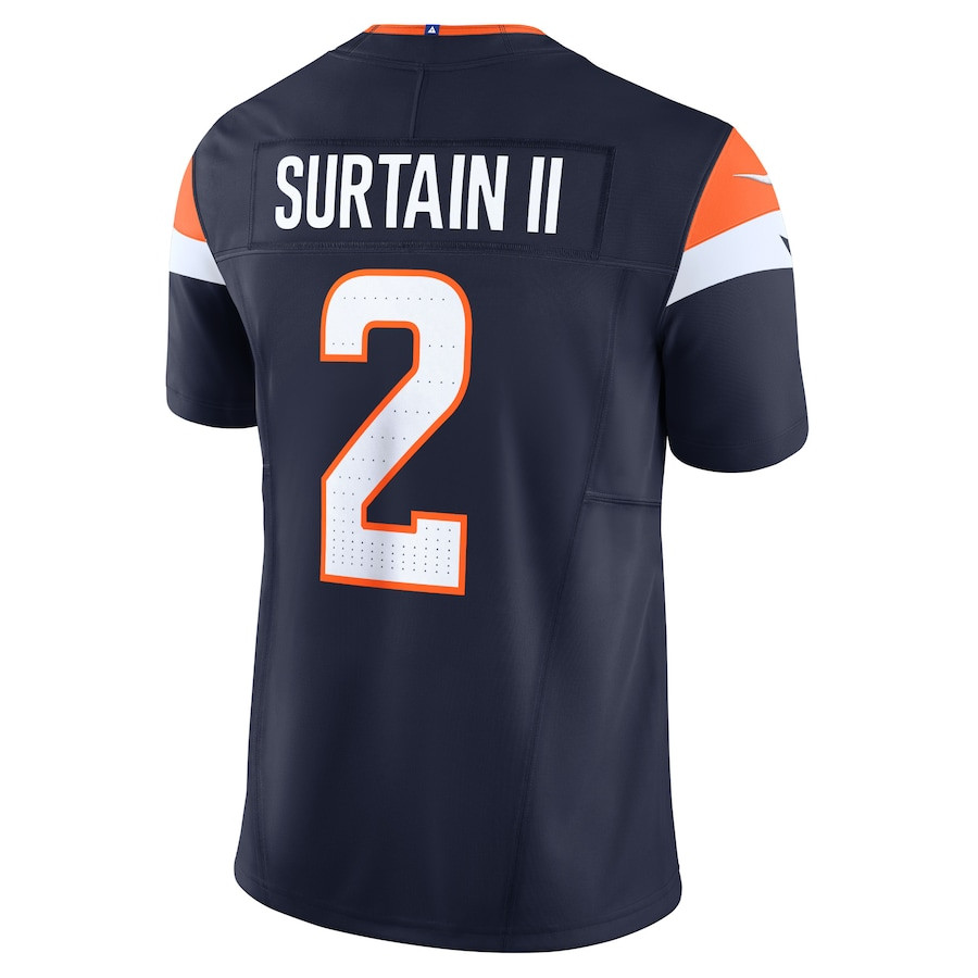 Patrick Surtain II 2 Denver Broncos Alternate Vapor F.U.S.E. Limited Men Jersey - Navy JS4174 Saliibo - Image 3