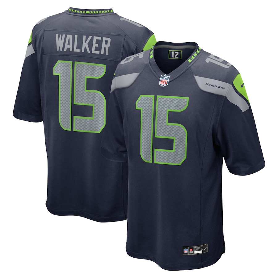 P.J. Walker 15 Seattle Seahawks Game Men Jersey - College Navy JS5721 Saliibo