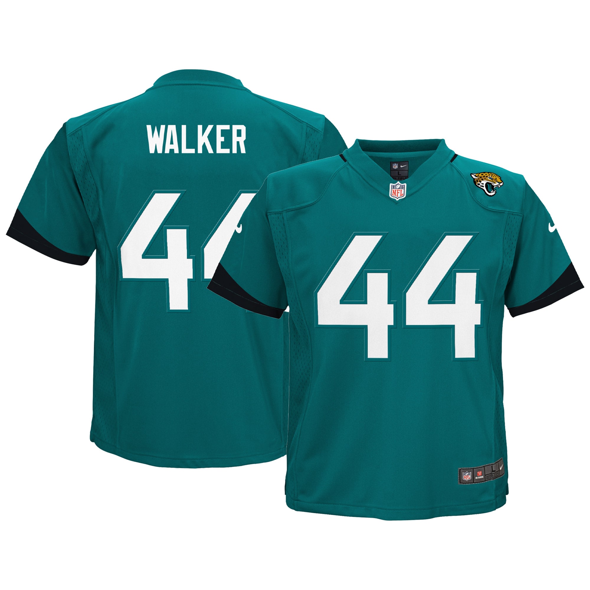 Preschool Jacksonville Jaguars Travon Walker Teal Game Jersey JS5874 Saliibo