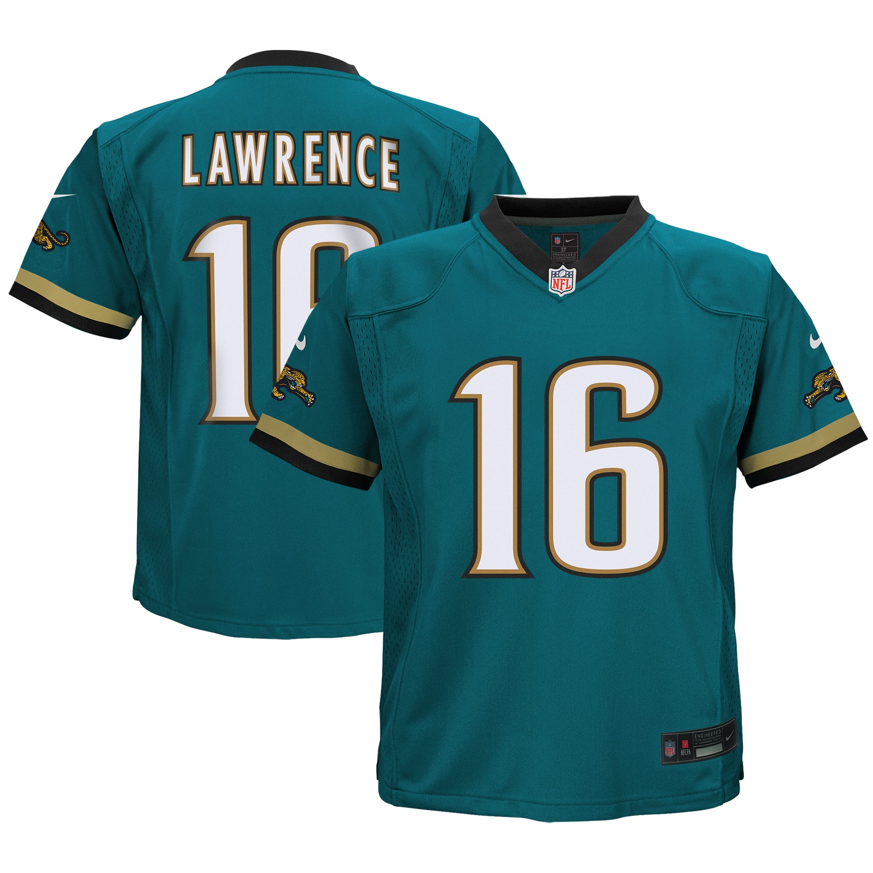 Preschool Jacksonville Jaguars Trevor Lawrence Teal Prowler Throwback Player Game Jersey JS2983 Saliibo