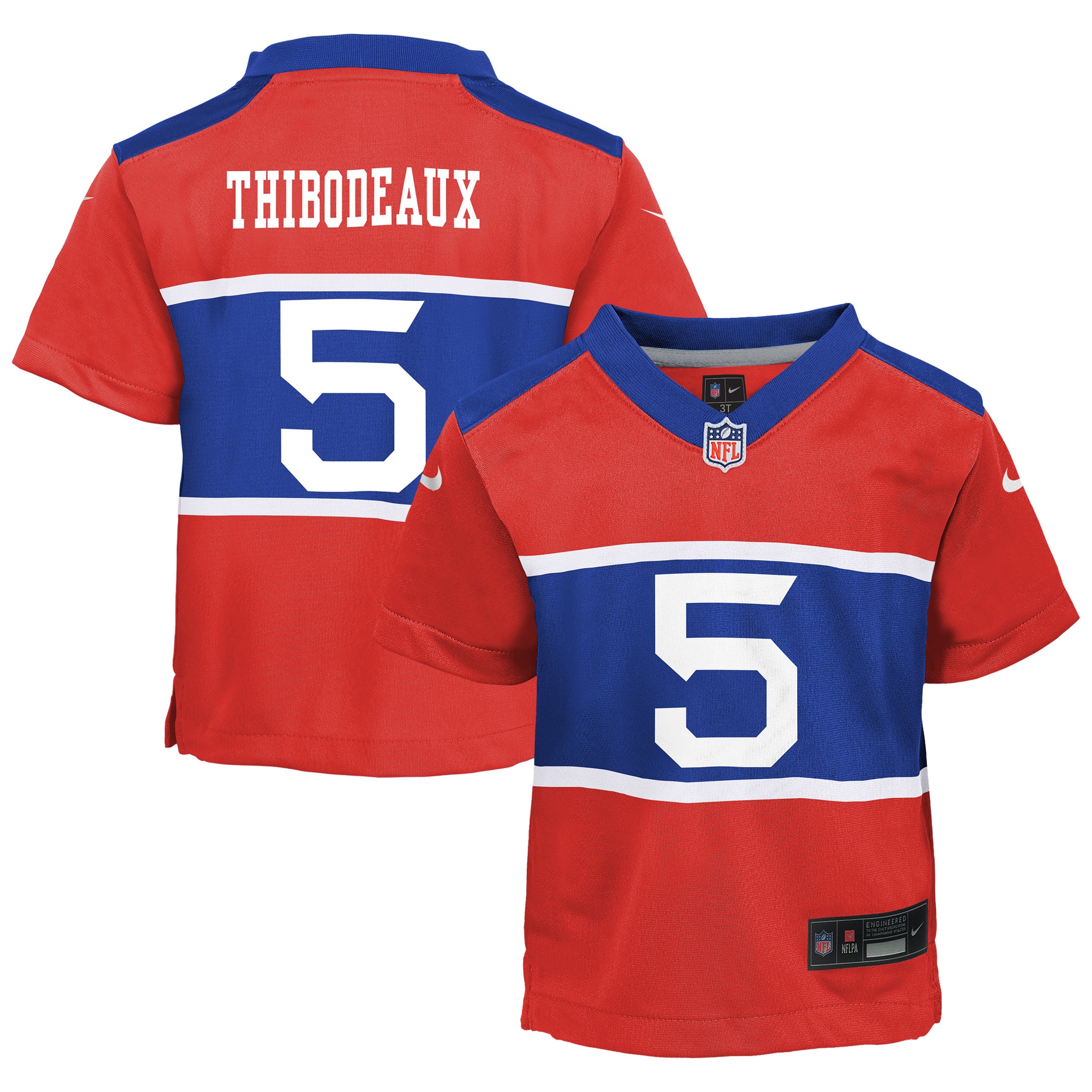 Preschool New York Giants Kayvon Thibodeaux Century Red Alternate Player Game Jersey JS1585 Saliibo