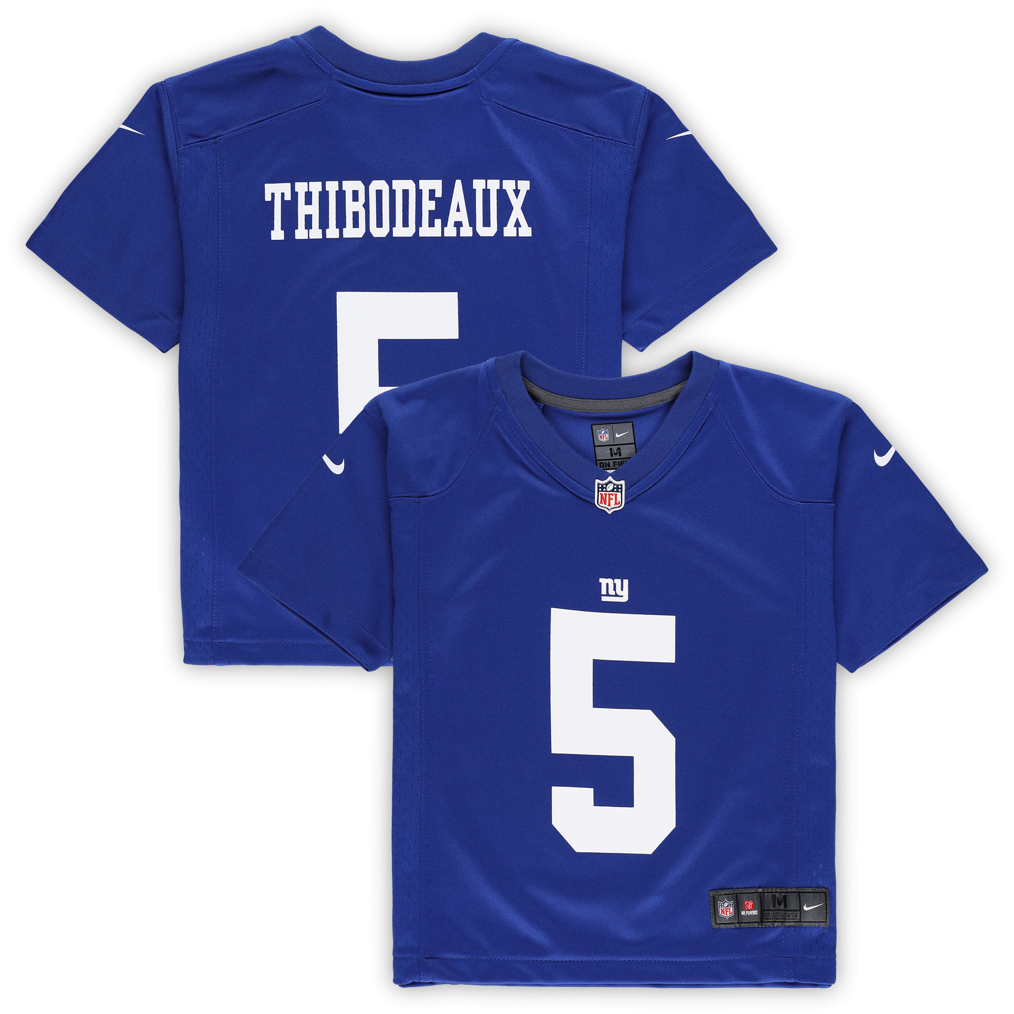 Preschool New York Giants Kayvon Thibodeaux Royal Game Jersey JS2982 Saliibo