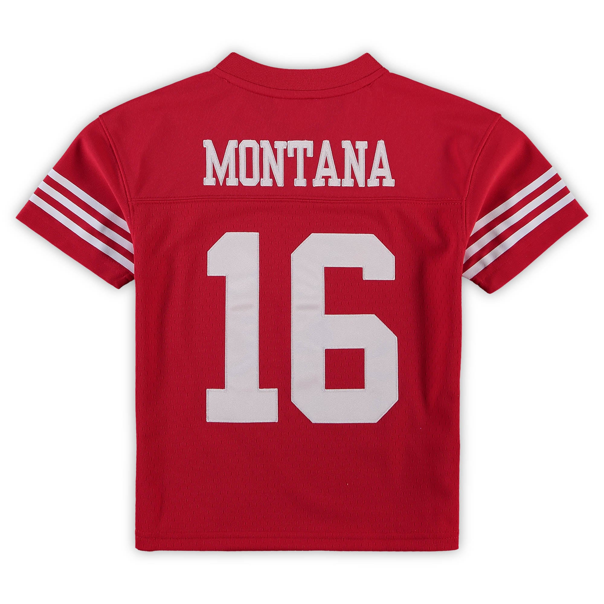 Preschool San Francisco 49ers Joe Montana Mitchell & Ness Scarlet 1990 Retired Player Legacy Jersey JS2174 Saliibo - Image 3