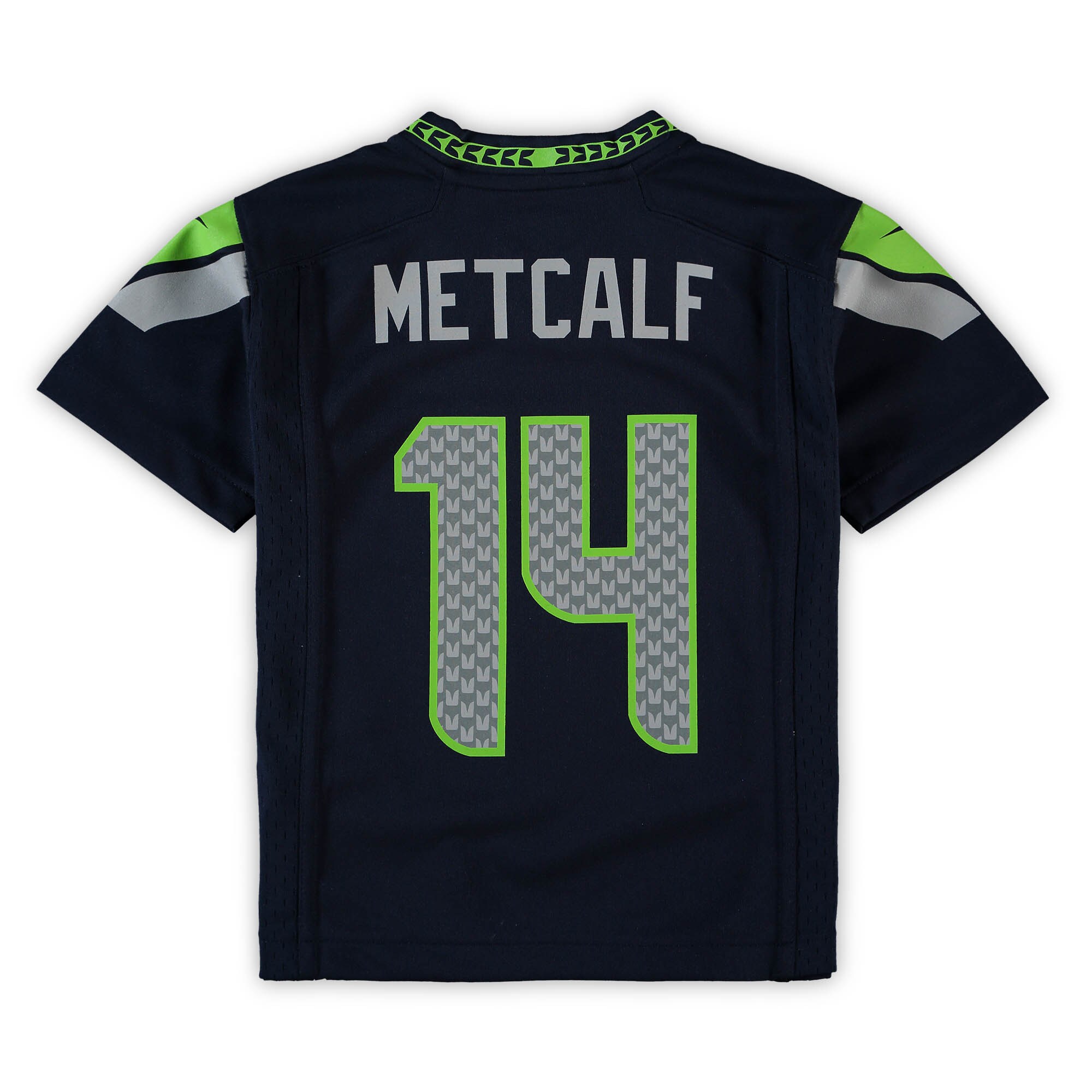 Preschool Seattle Seahawks DK Metcalf Navy Game Jersey JS2659 Saliibo - Image 3