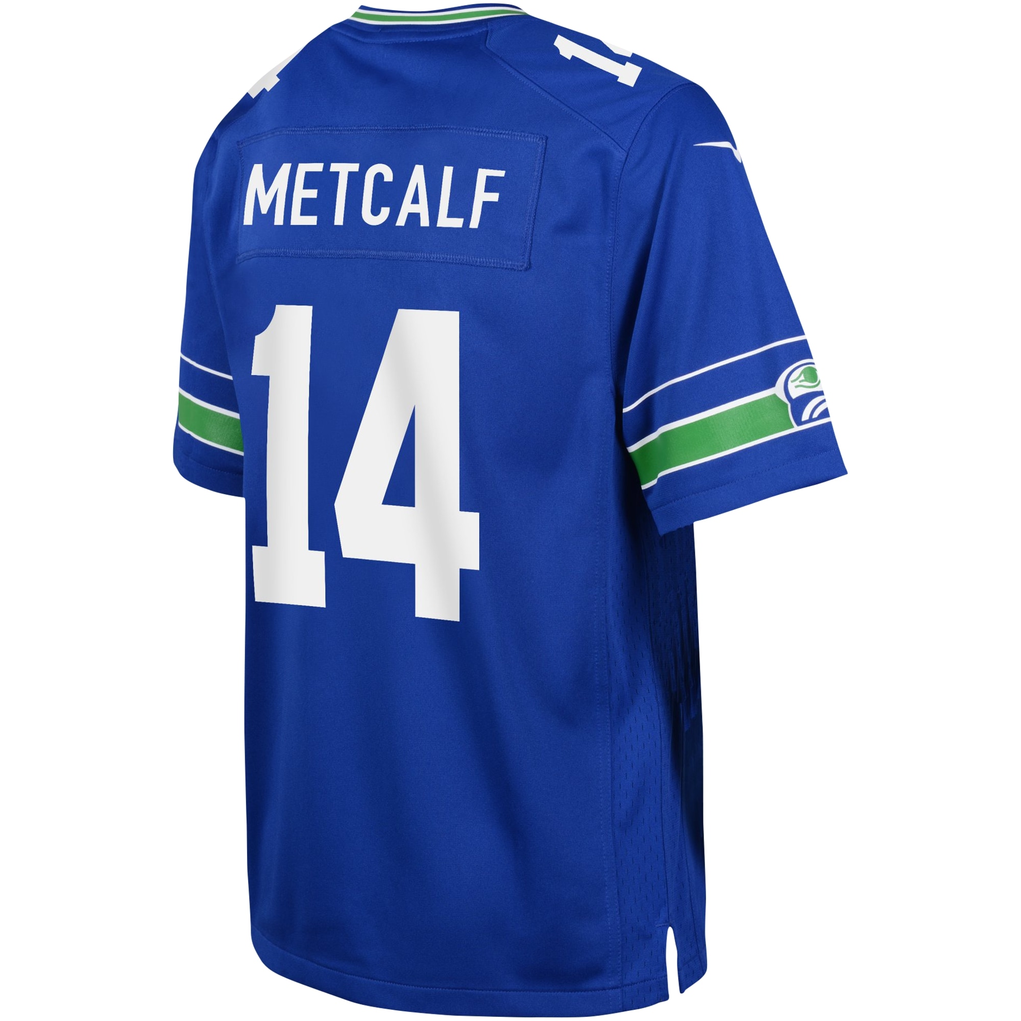 Preschool Seattle Seahawks DK Metcalf Royal Game Jersey JS7069 Saliibo - Image 3