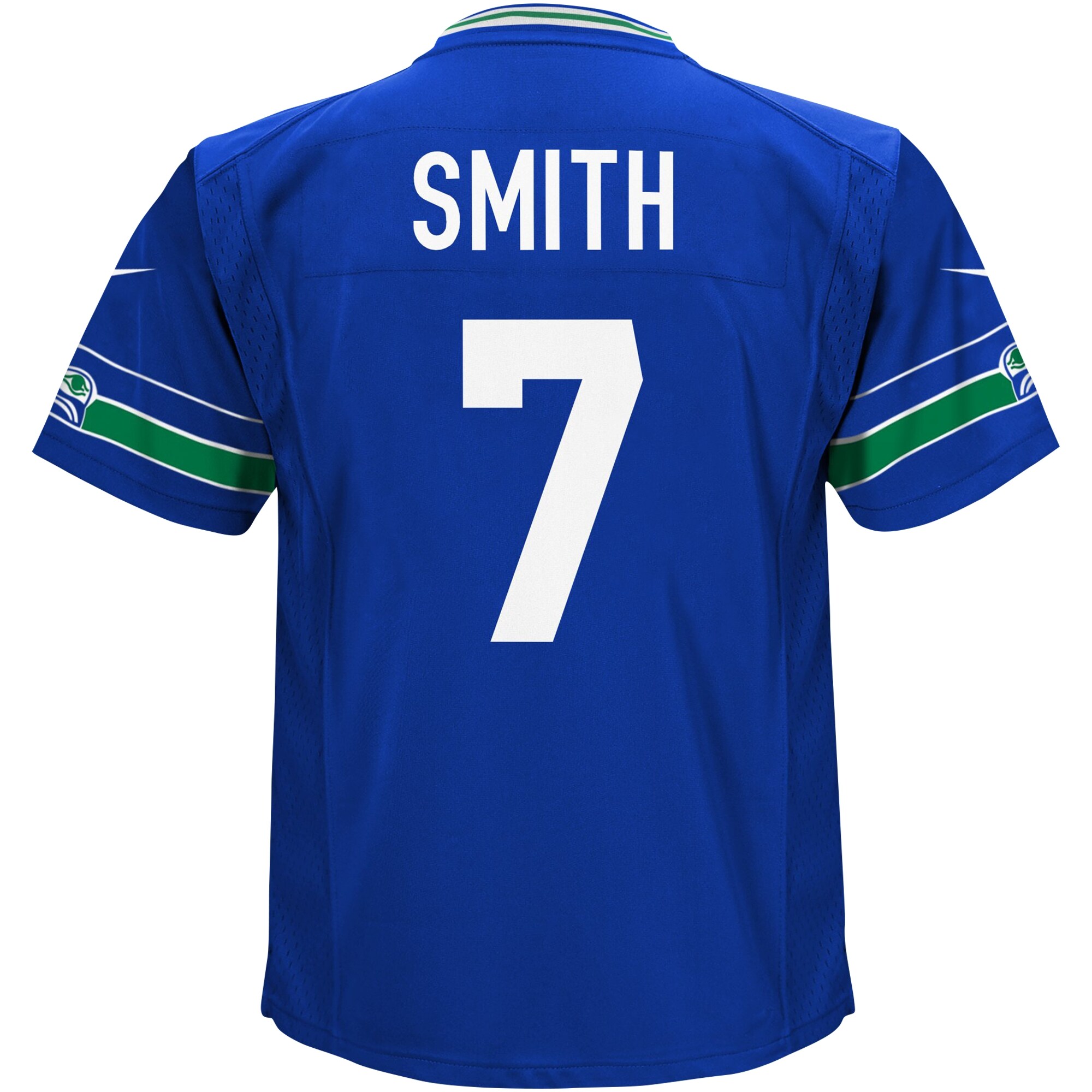 Preschool Seattle Seahawks Geno Smith Royal Game Jersey JS4821 Saliibo - Image 3