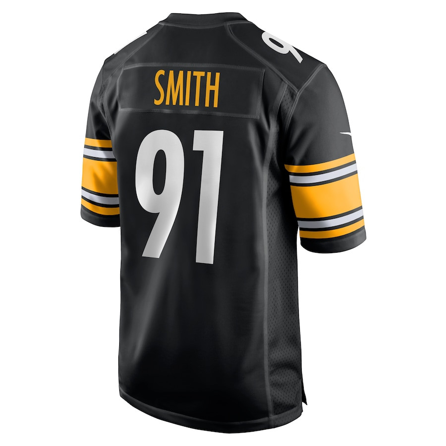 Preston Smith 91 Pittsburgh Steelers Game Men Jersey - Black JS5225 Saliibo - Image 3
