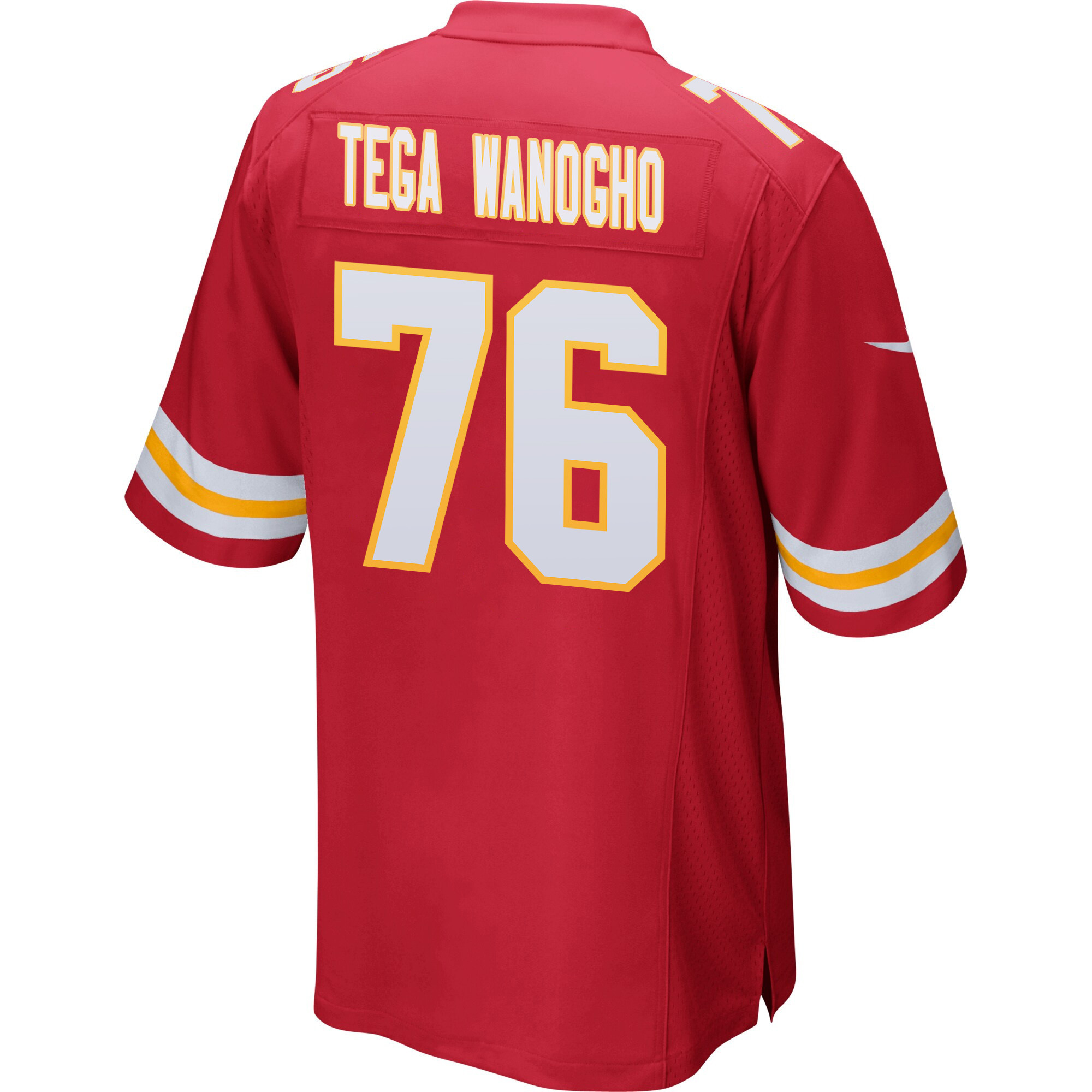 Prince Tega Wanogho 76 Kansas City Chiefs Super Bowl LVIII Champions 4X Game Men Jersey - Red JS7117 Saliibo - Image 3