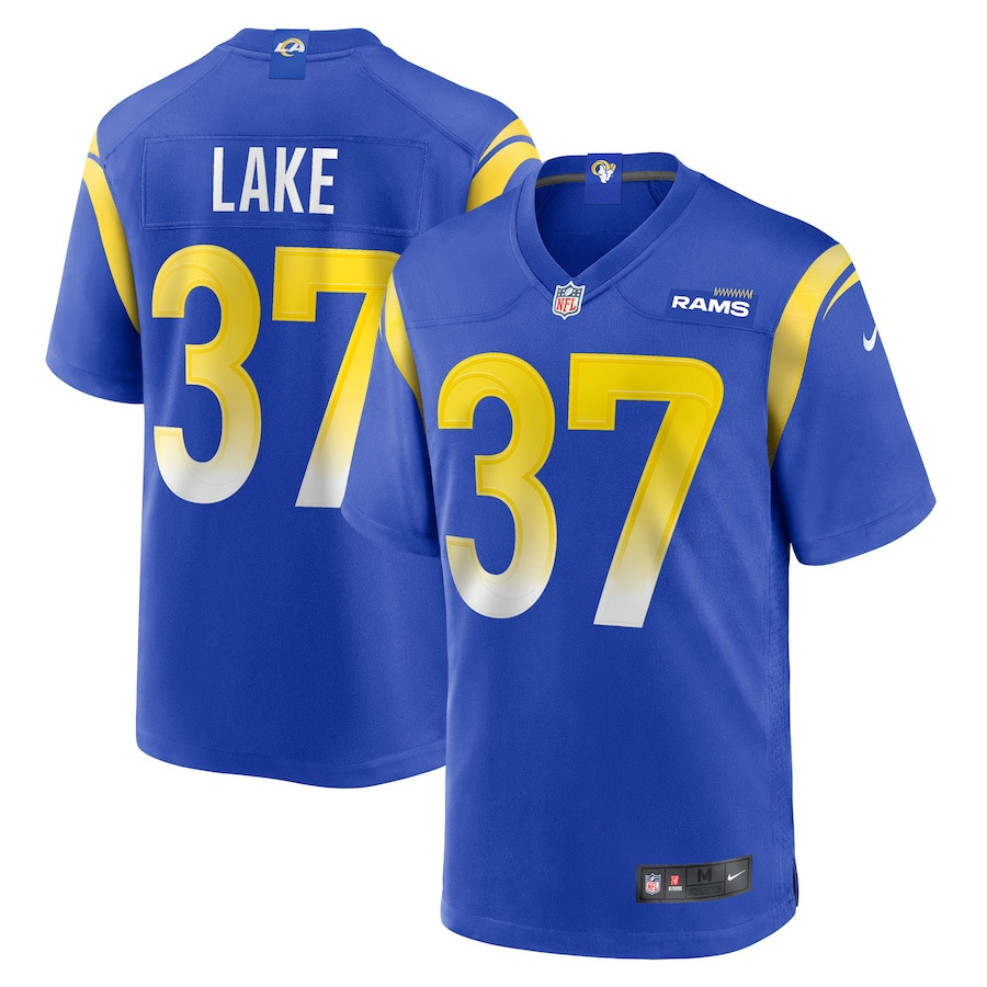 Quentin Lake 37 Los Angeles Rams Game Player Men Jersey - Royal JS8242 Saliibo