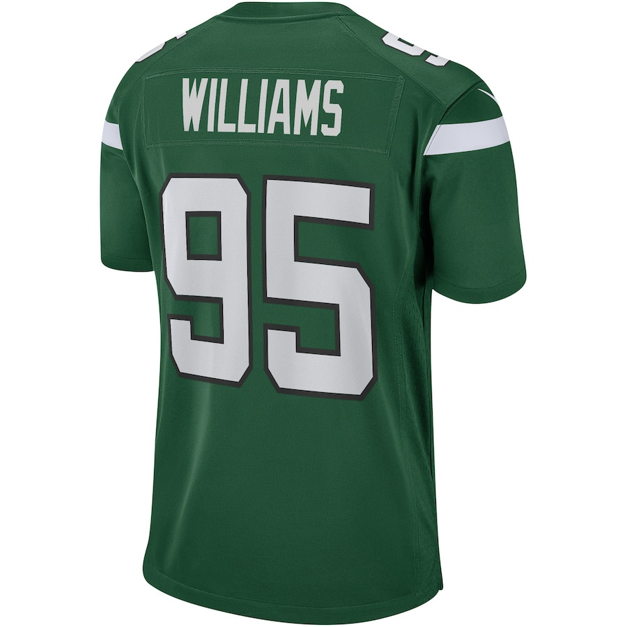 Quinnen Williams 95 New York Jets Men Game Jersey - Gotham Green JS1881 Saliibo - Image 3