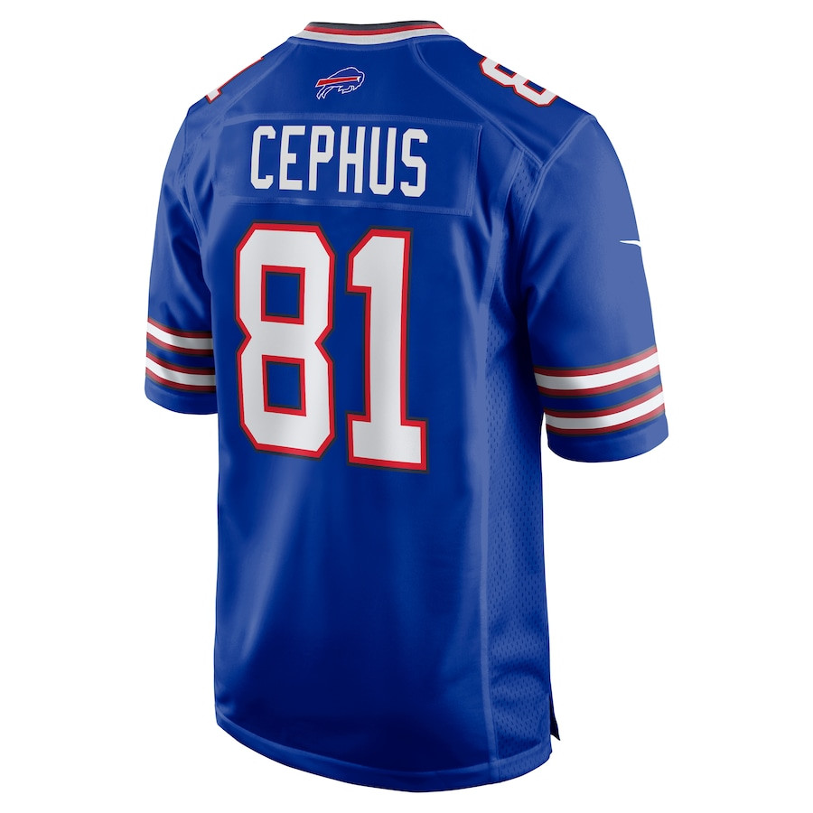 Quintez Cephus 72 Buffalo Bills Team Game Men Jersey - Royal JS2141 Saliibo - Image 3