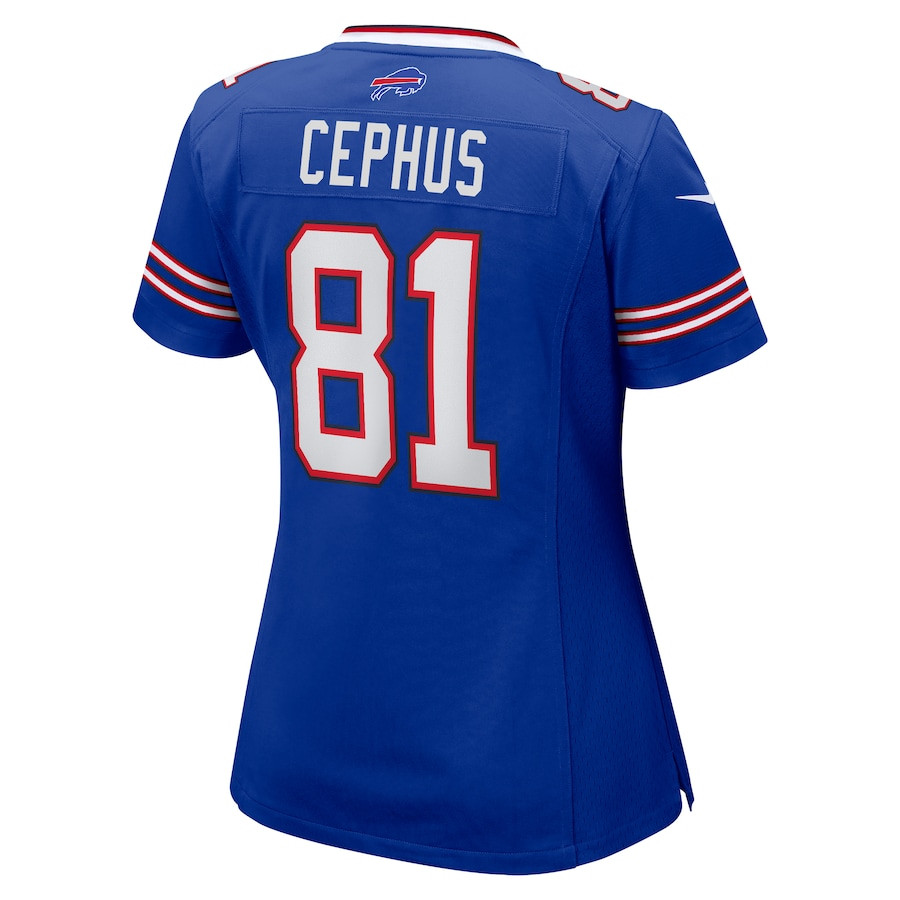 Quintez Cephus 81 Buffalo Bills Women Team Game Jersey - Royal JS3485 Saliibo - Image 3